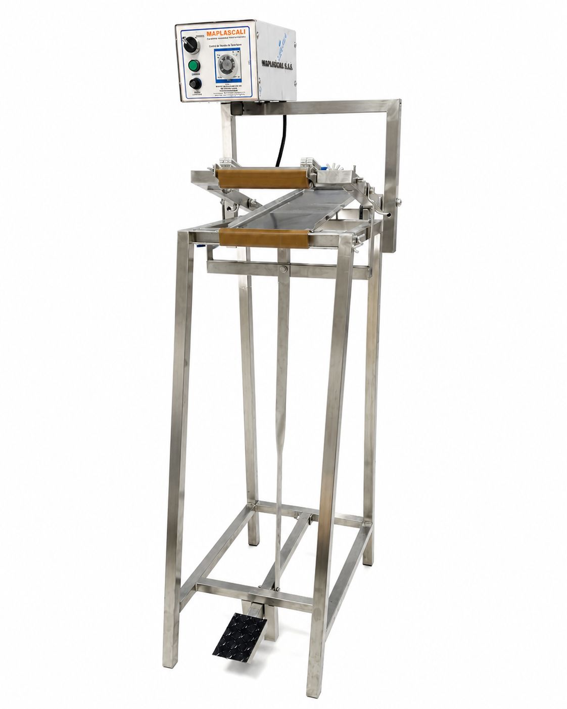 SELLADORA DE PEDAL EN INOXIDABLE PARA LÍQUIDOS - Imagen 2